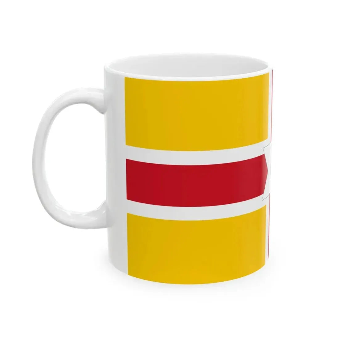 Proposed flag of Northern Ireland (Ireland) White Coffee Mug - Go Mug Yourself