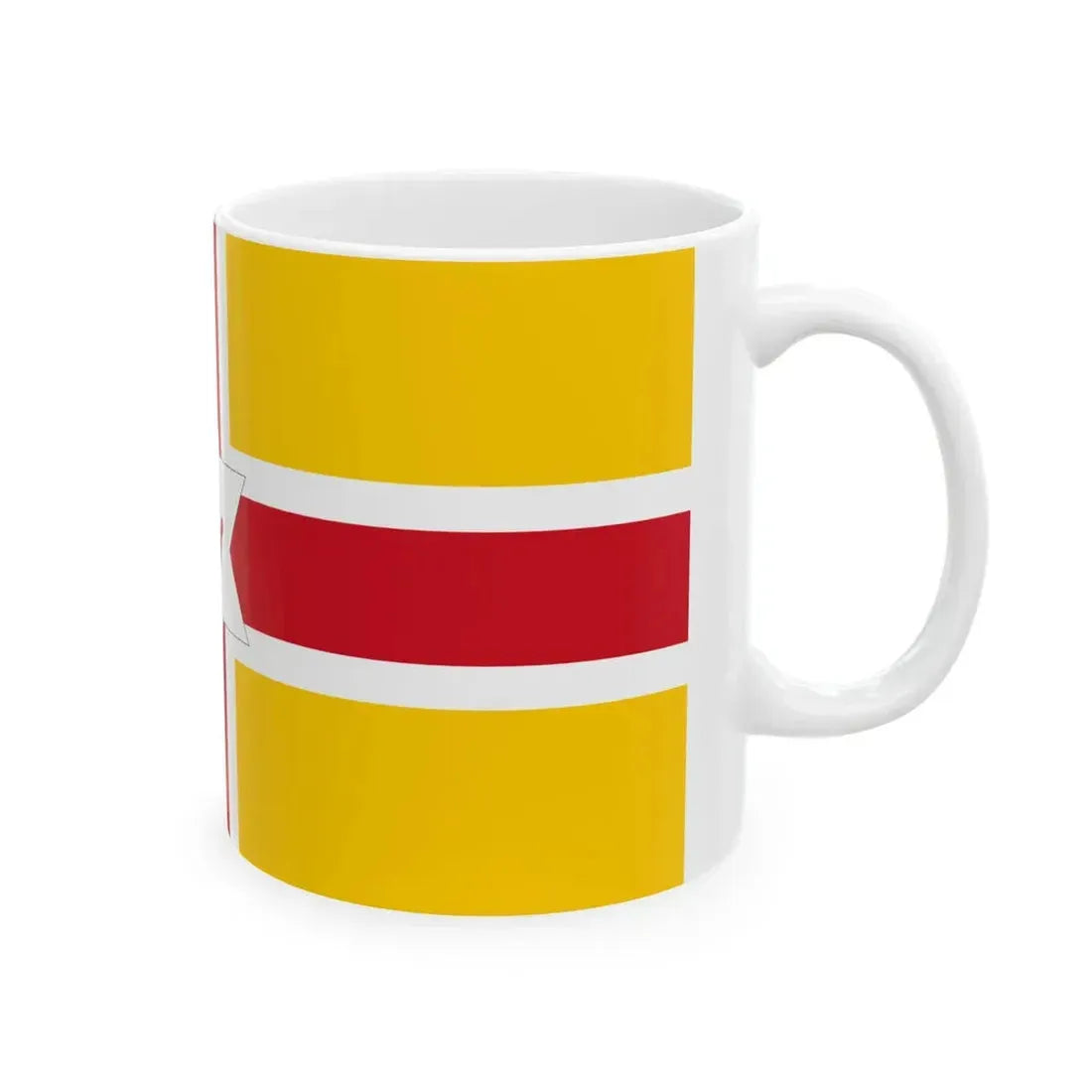 Proposed flag of Northern Ireland (Ireland) White Coffee Mug - Go Mug Yourself