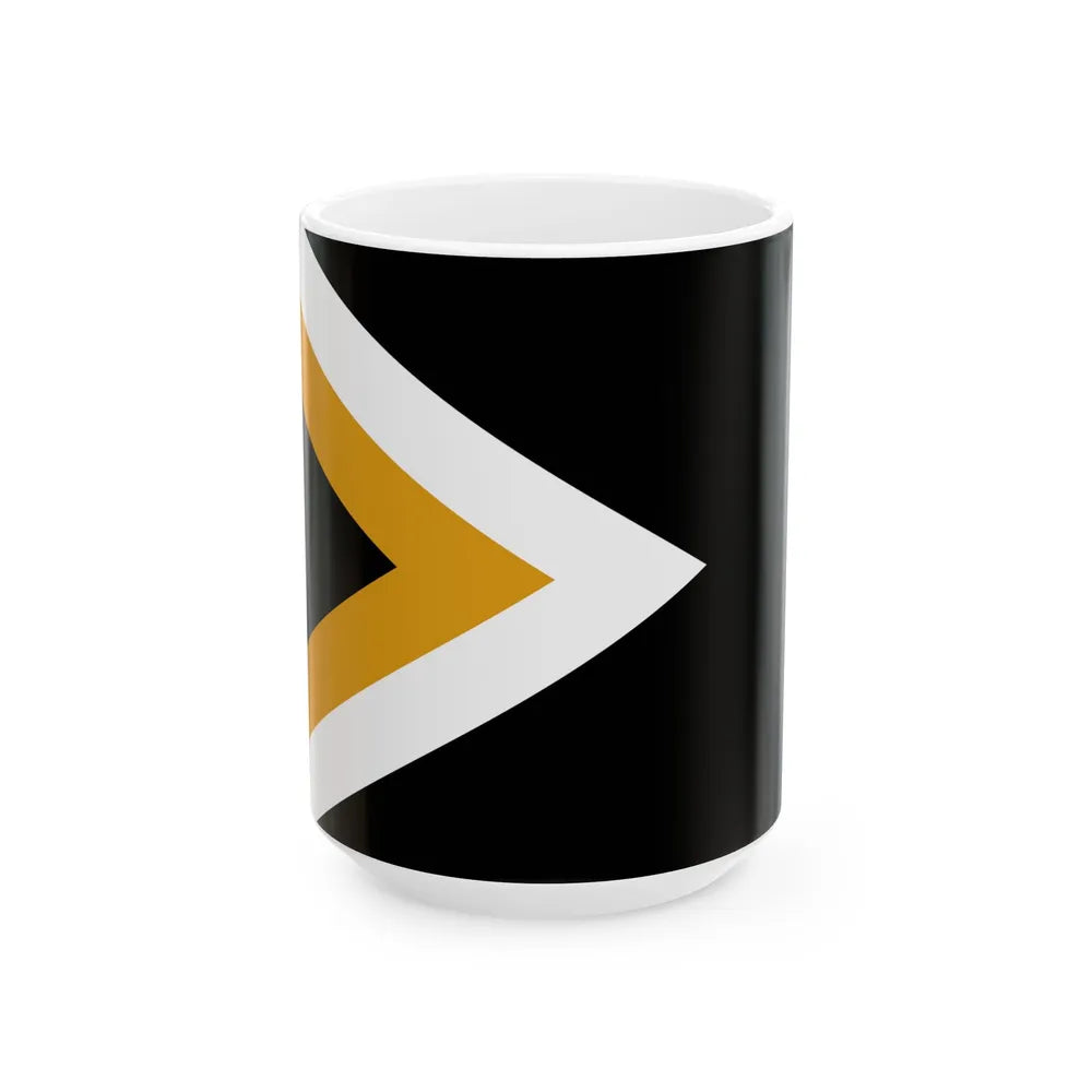 Proposed flag of Pittsburgh Pennsylvania 1976 (United States) White Coffee Mug 15oz - Go Mug Yourself
