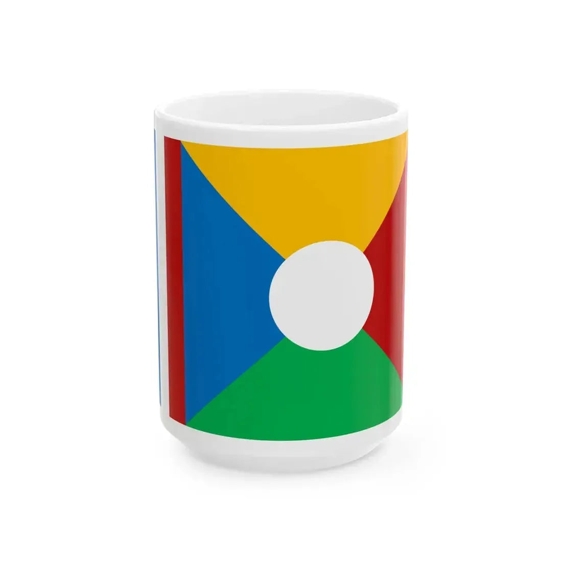 Proposed flag of Reunion ARF (France) White Coffee Mug 15oz - Go Mug Yourself