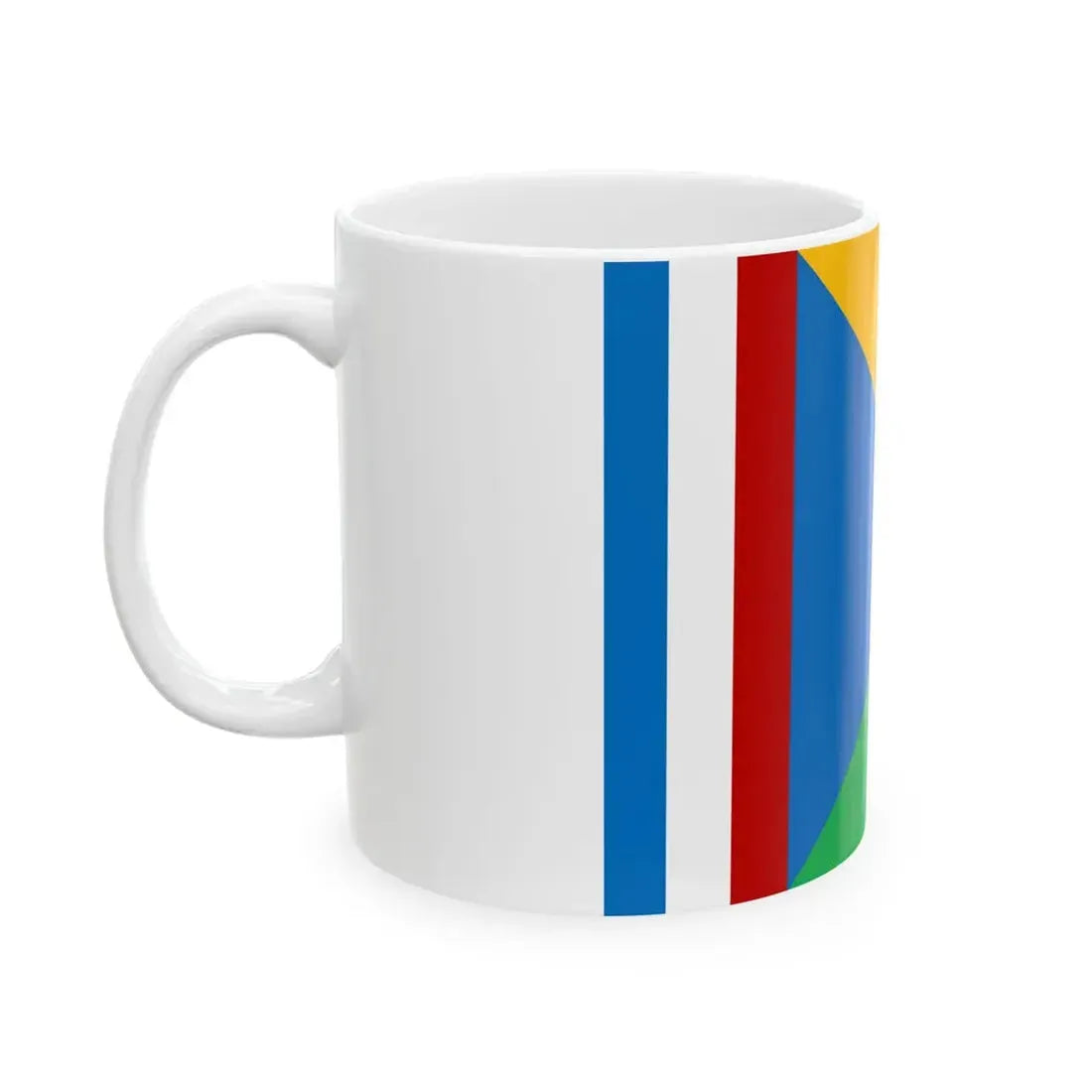 Proposed flag of Reunion ARF (France) White Coffee Mug - Go Mug Yourself