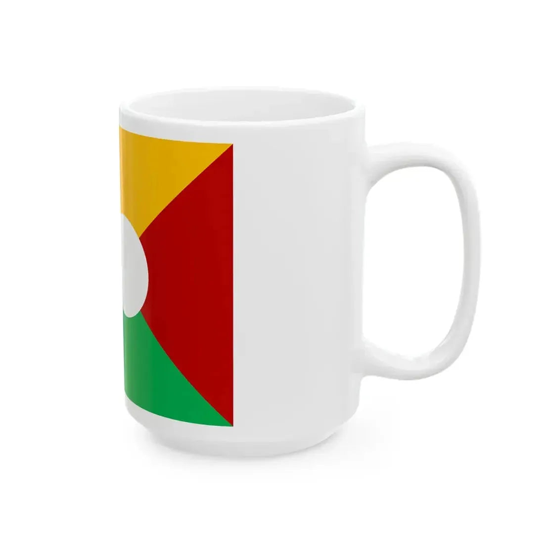 Proposed flag of Reunion ARF (France) White Coffee Mug - Go Mug Yourself
