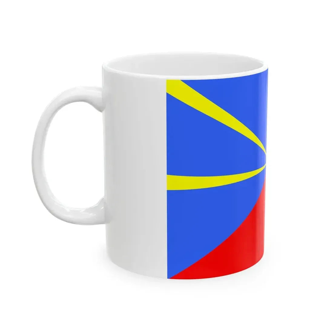 Proposed flag of Reunion VAR (France) White Coffee Mug - Go Mug Yourself