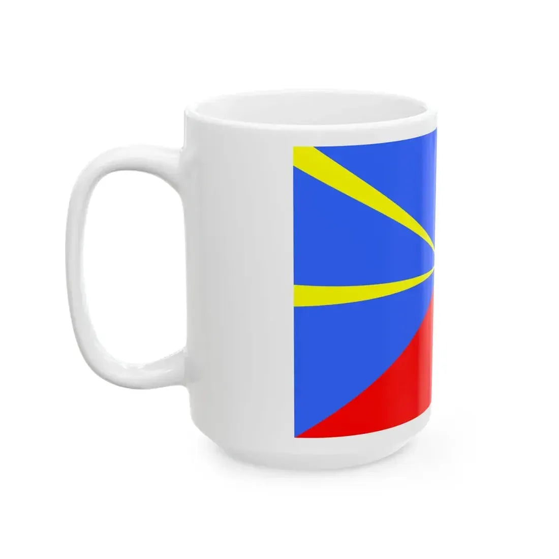 Proposed flag of Reunion VAR (France) White Coffee Mug - Go Mug Yourself
