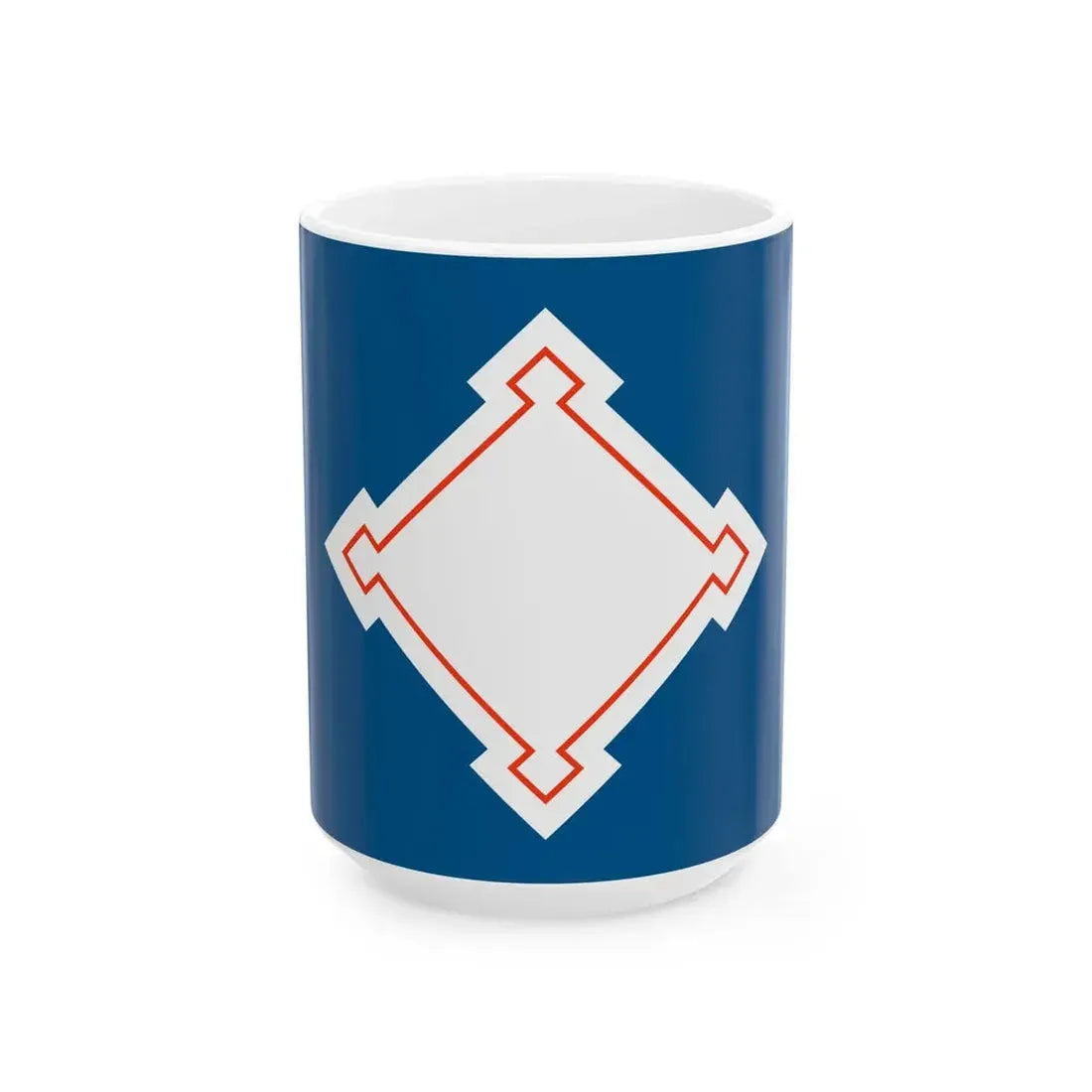 Proposed flag of Rome New York 1976 (United States) White Coffee Mug 15oz - Go Mug Yourself