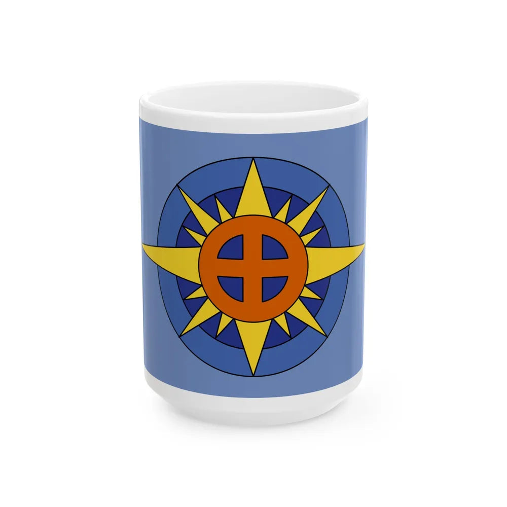 Proposed flag of South Dakota 2012 (United States) White Coffee Mug 15oz - Go Mug Yourself