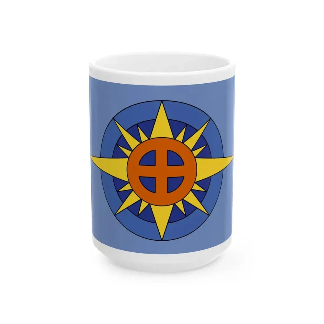 Proposed flag of South Dakota 2012 (United States) White Coffee Mug 15oz - Go Mug Yourself