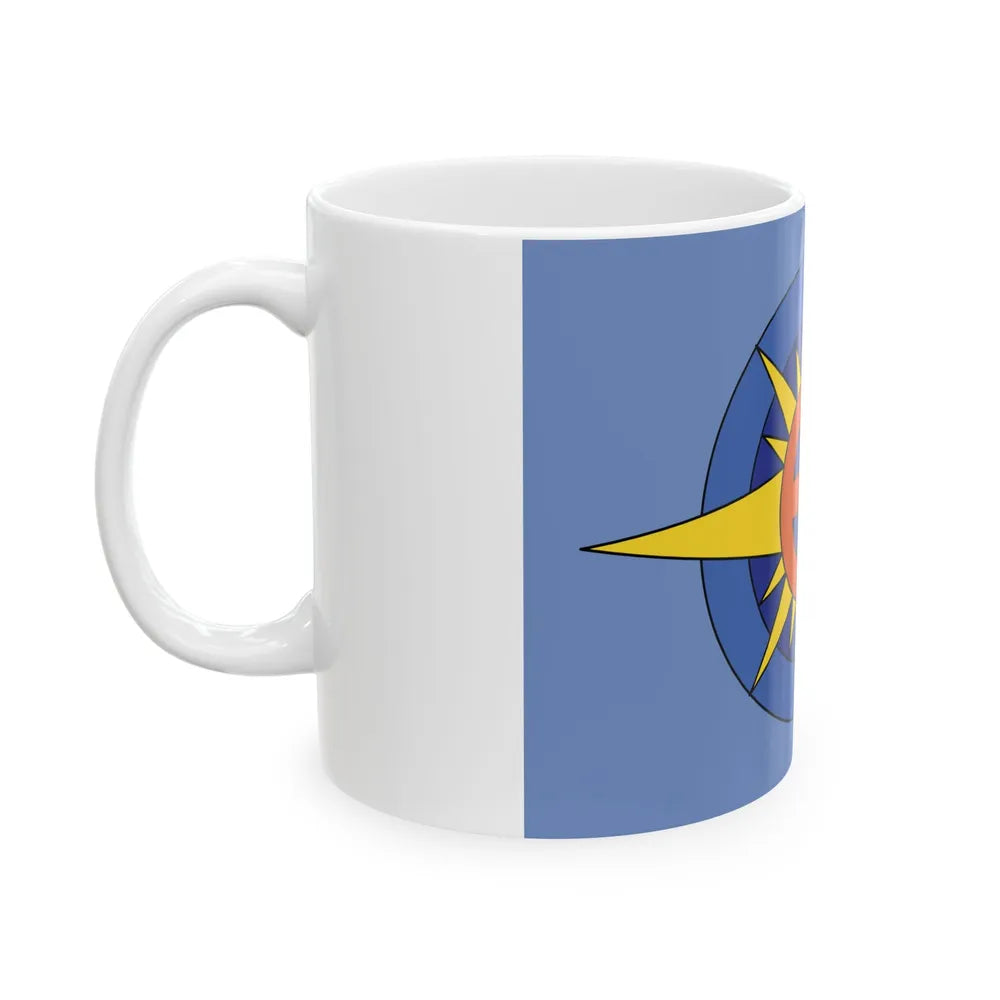 Proposed flag of South Dakota 2012 (United States) White Coffee Mug - Go Mug Yourself