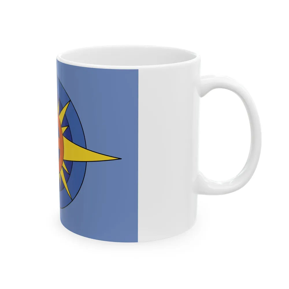 Proposed flag of South Dakota 2012 (United States) White Coffee Mug - Go Mug Yourself