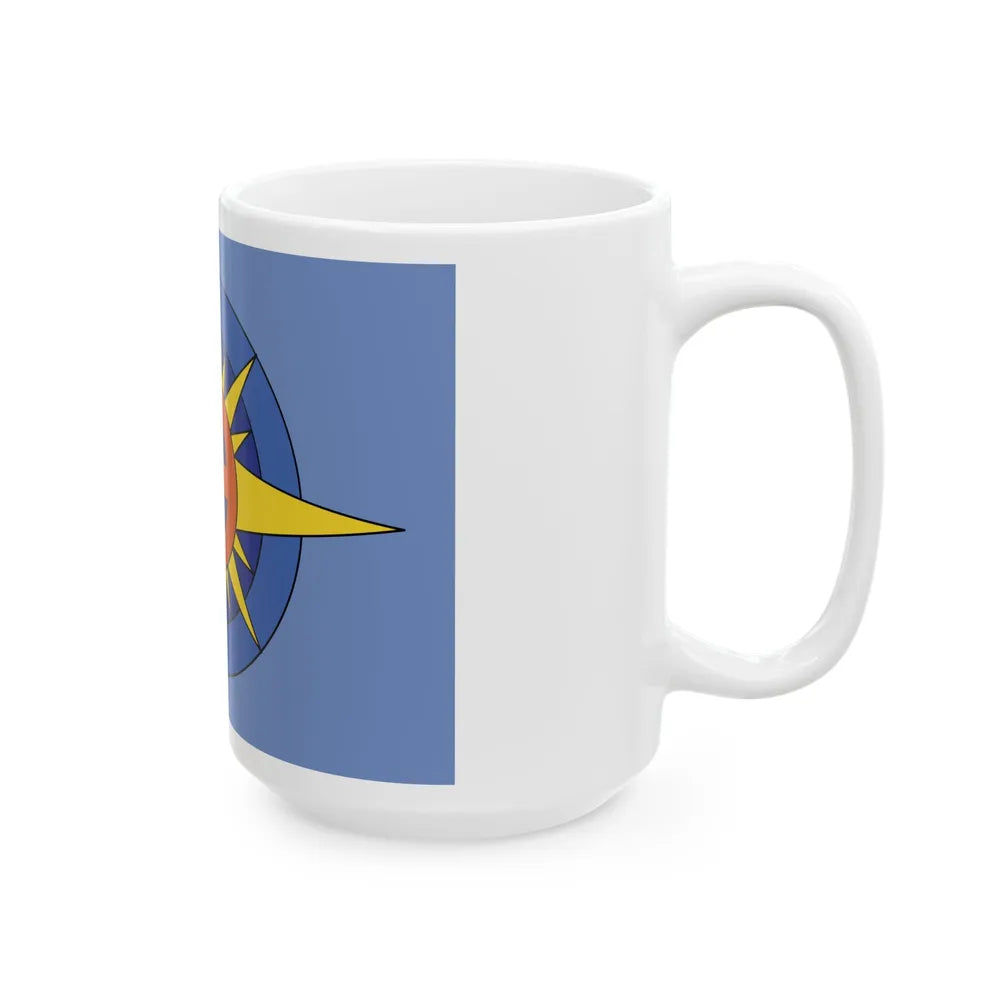 Proposed flag of South Dakota 2012 (United States) White Coffee Mug - Go Mug Yourself