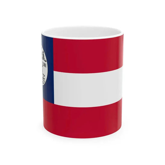 Proposed flag of Tennessee 1861 (United States) White Coffee Mug 11oz - Go Mug Yourself