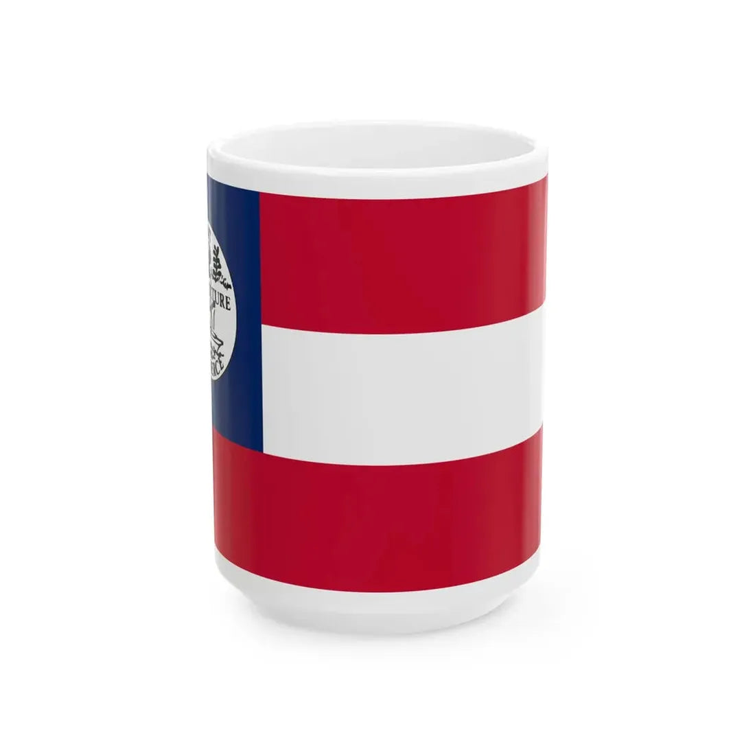Proposed flag of Tennessee 1861 (United States) White Coffee Mug 15oz - Go Mug Yourself