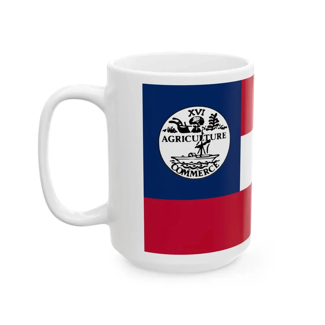 Proposed flag of Tennessee 1861 (United States) White Coffee Mug - Go Mug Yourself
