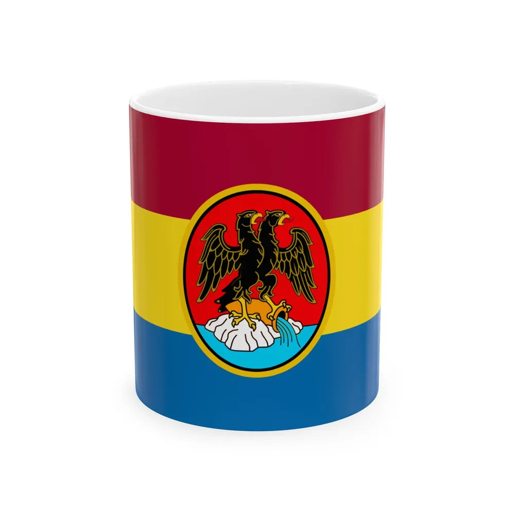 Proposed flag of the City of Rijeka (Croatia) White Coffee Mug 11oz - Go Mug Yourself