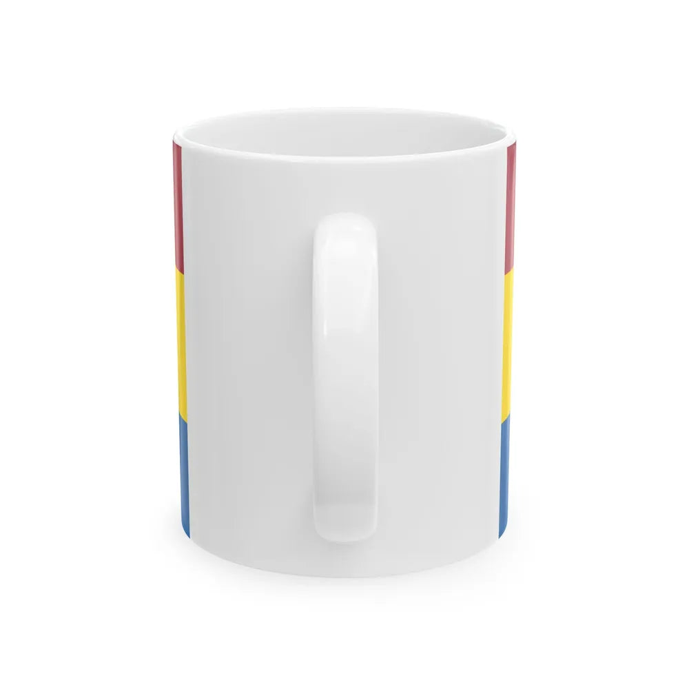 Proposed flag of the City of Rijeka (Croatia) White Coffee Mug - Go Mug Yourself