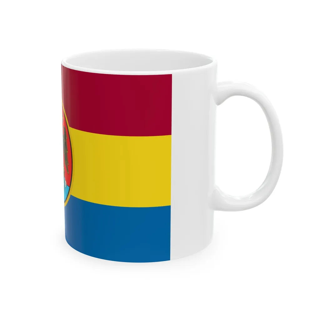 Proposed flag of the City of Rijeka (Croatia) White Coffee Mug - Go Mug Yourself