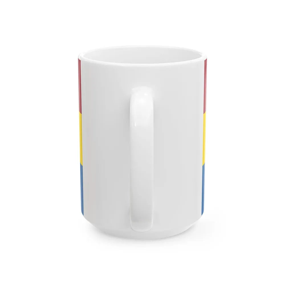 Proposed flag of the City of Rijeka (Croatia) White Coffee Mug - Go Mug Yourself