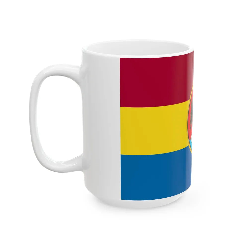 Proposed flag of the City of Rijeka (Croatia) White Coffee Mug - Go Mug Yourself