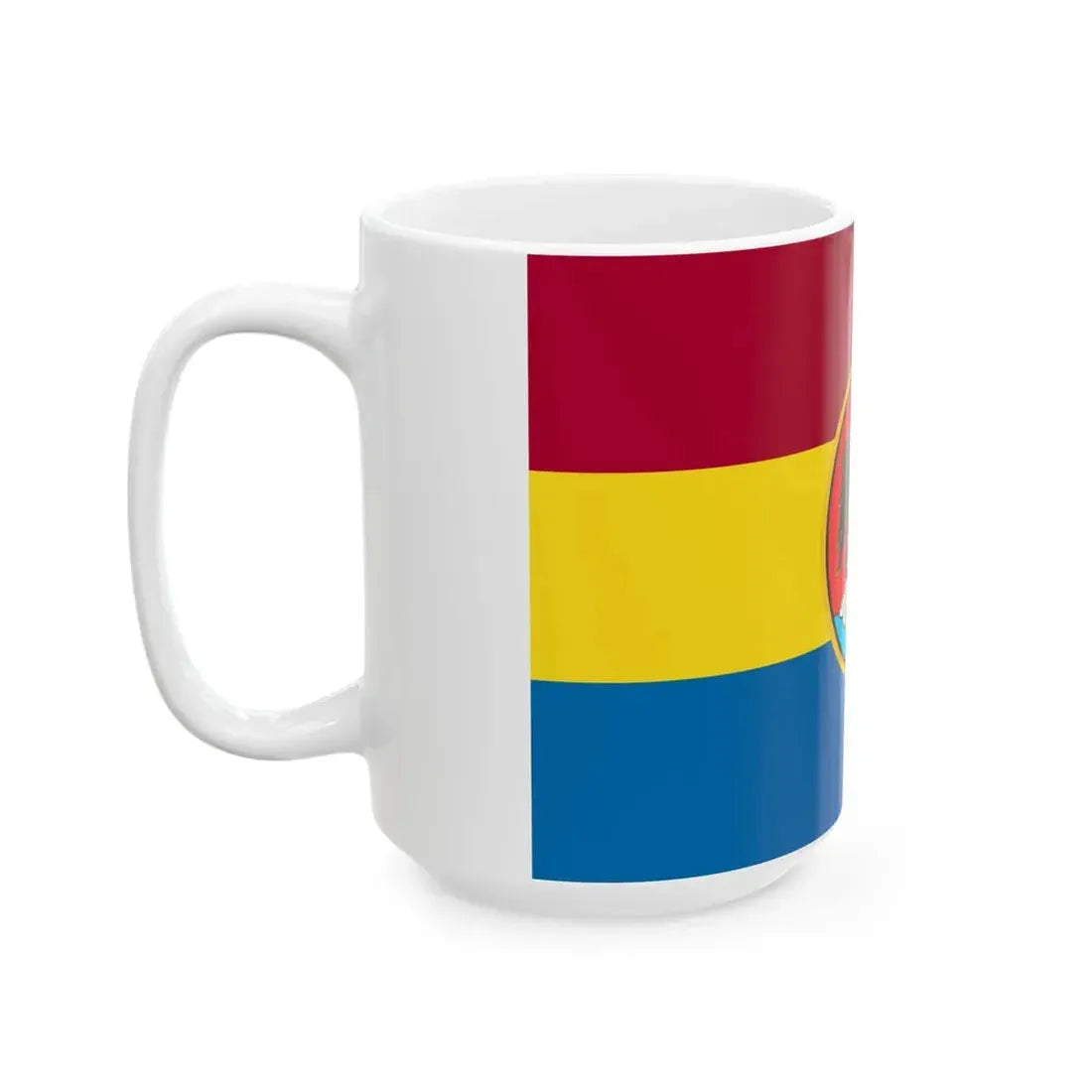 Proposed flag of the City of Rijeka (Croatia) White Coffee Mug - Go Mug Yourself