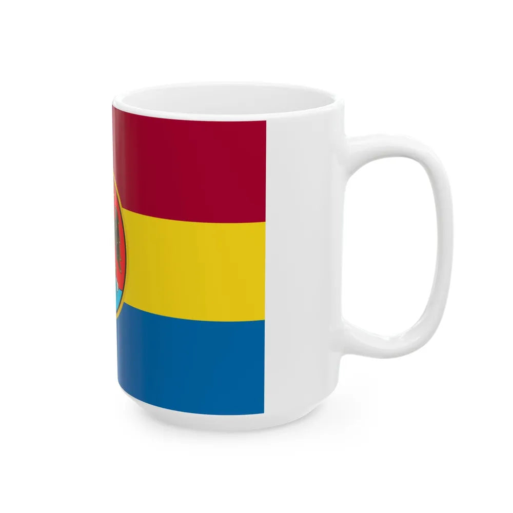 Proposed flag of the City of Rijeka (Croatia) White Coffee Mug - Go Mug Yourself
