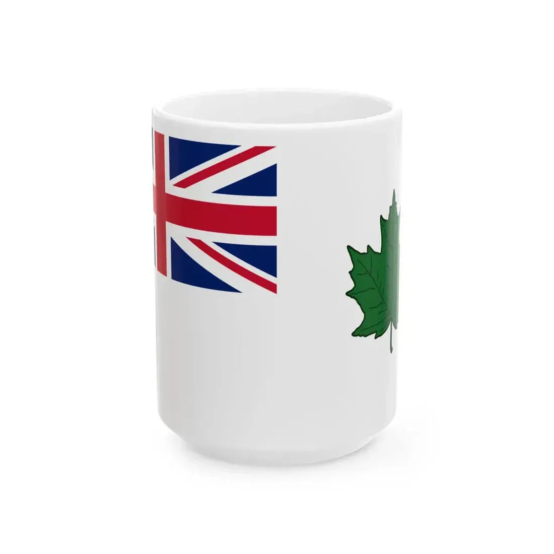 Proposed National Flag of Canada 1926 La Presse Contest Winner (Canada) White Coffee Mug 15oz - Go Mug Yourself