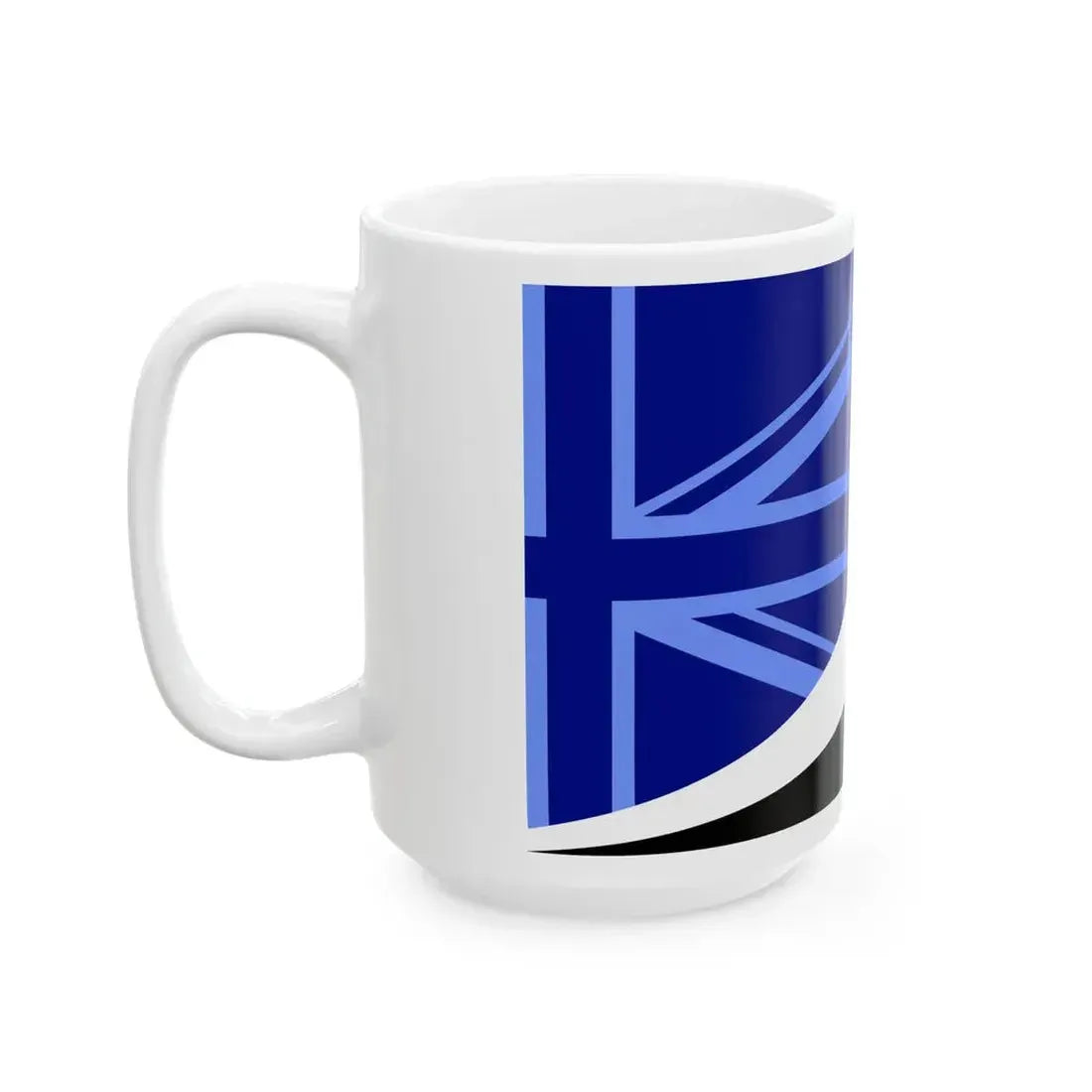 Proposed new New Zealand flag with Union Jack (New Zealand) White Coffee Mug - Go Mug Yourself