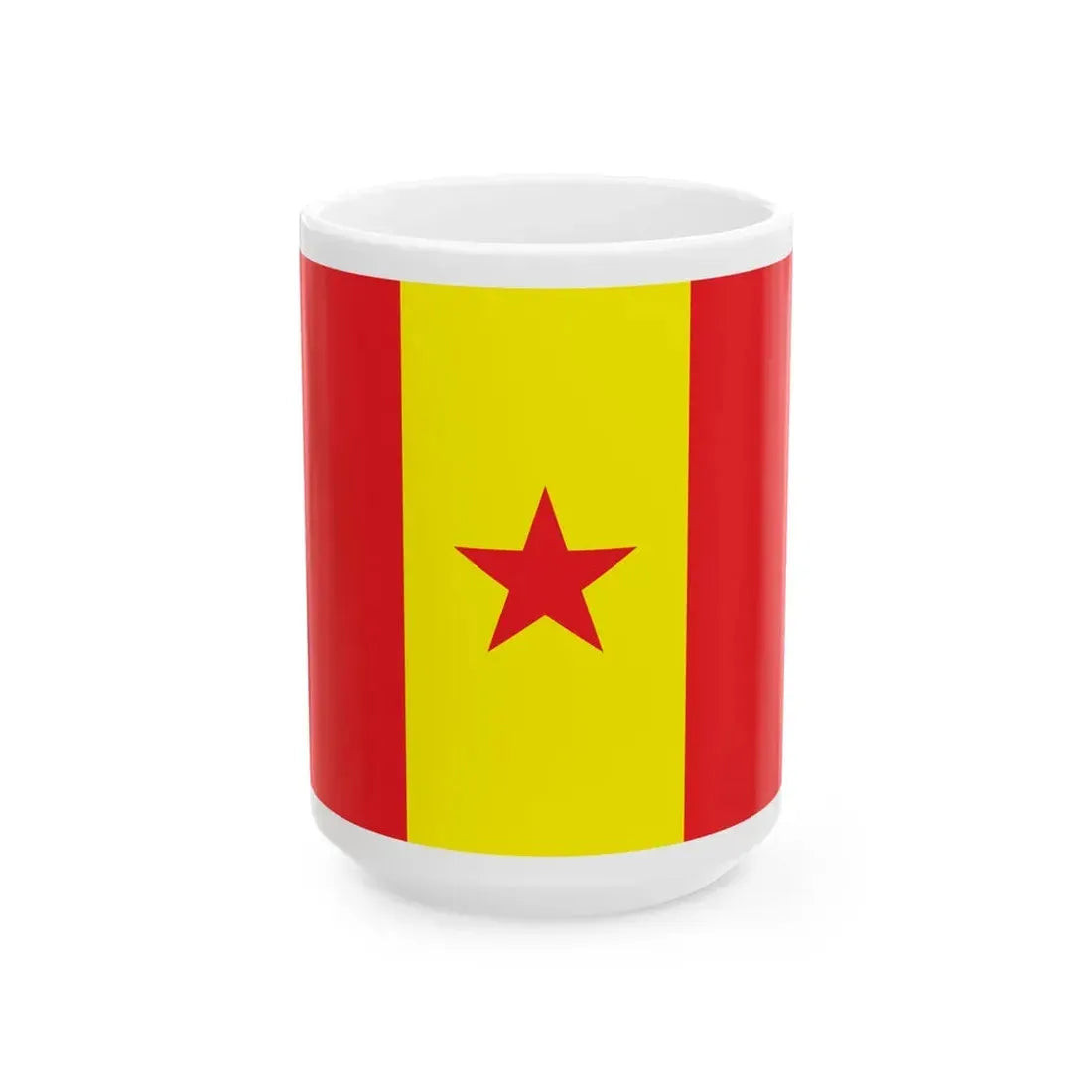 Proposed PRC national flag 003 (China) White Coffee Mug 15oz - Go Mug Yourself