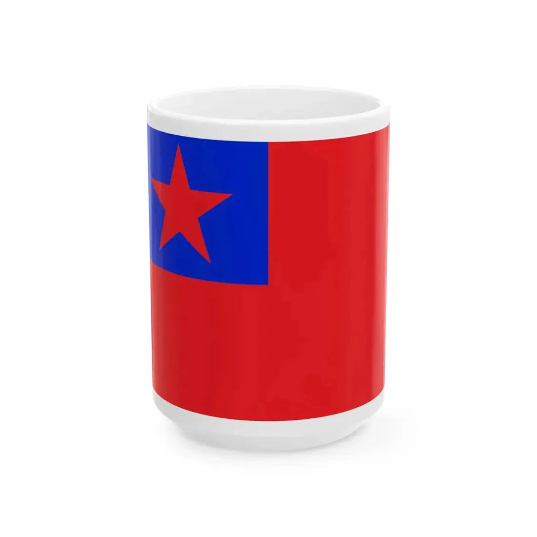Proposed PRC national flag 014 (China) White Coffee Mug 15oz - Go Mug Yourself
