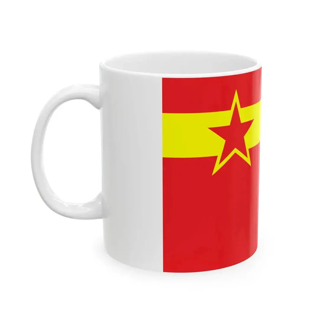 Proposed PRC national flag 015 (China) White Coffee Mug - Go Mug Yourself