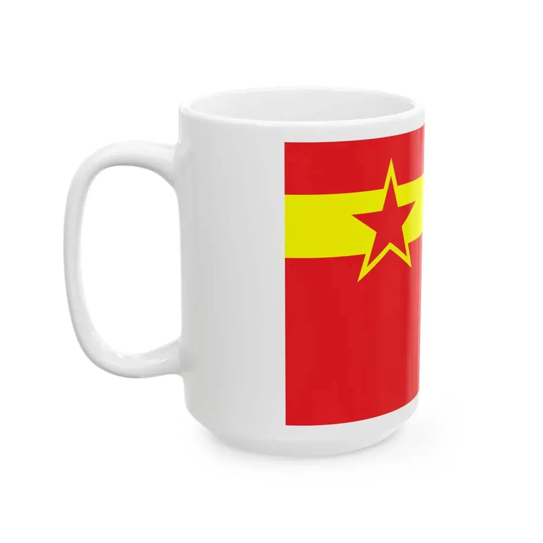 Proposed PRC national flag 015 (China) White Coffee Mug - Go Mug Yourself