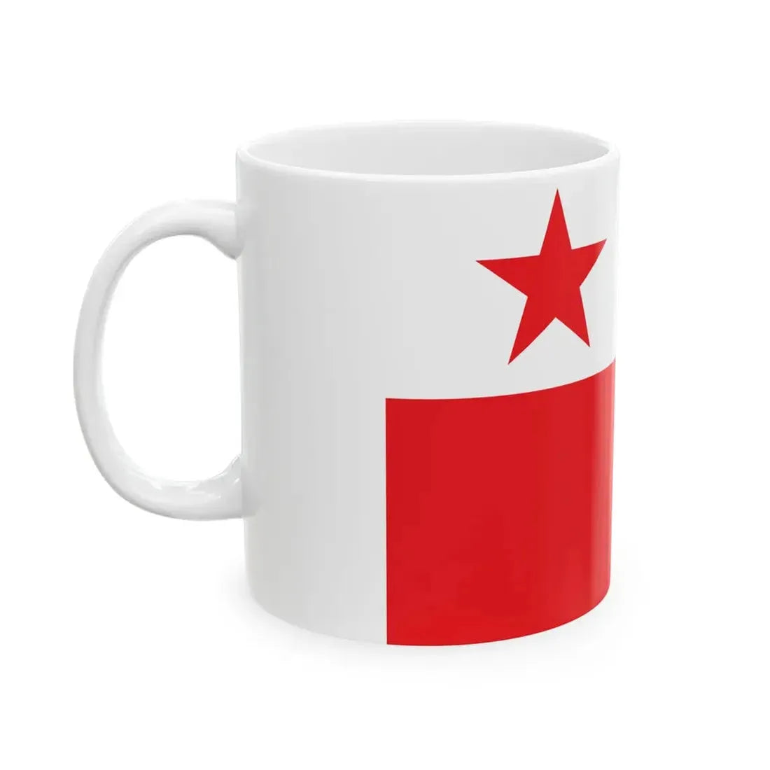 Proposed PRC national flag 019 (China) White Coffee Mug - Go Mug Yourself