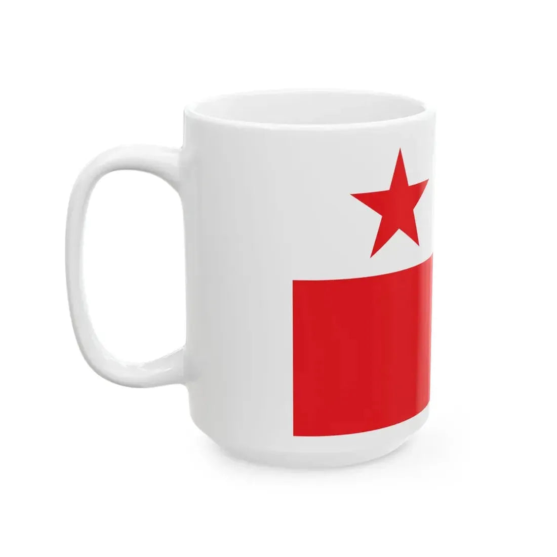 Proposed PRC national flag 019 (China) White Coffee Mug - Go Mug Yourself