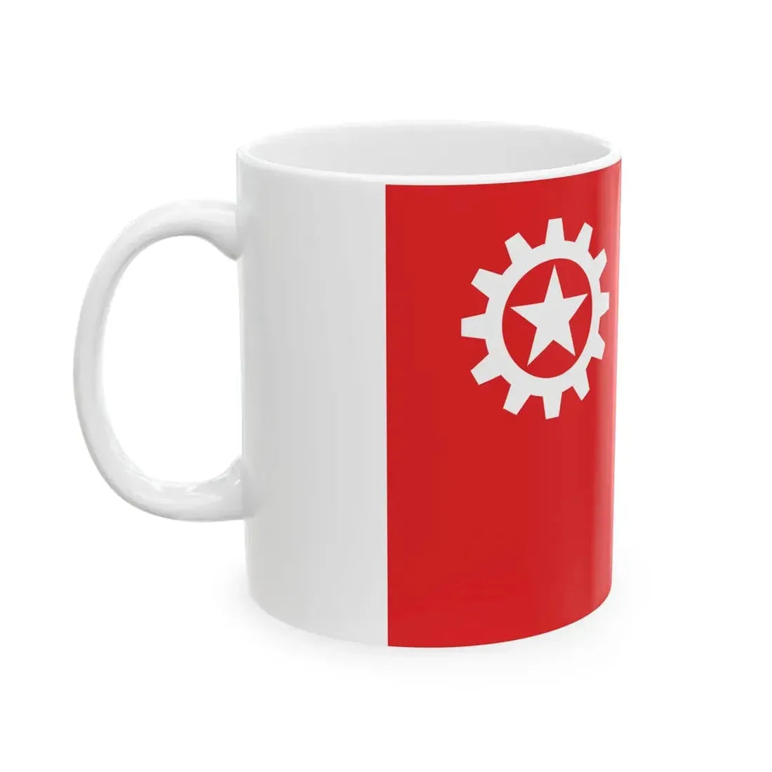 Proposed PRC national flags 009 (China) White Coffee Mug - Go Mug Yourself