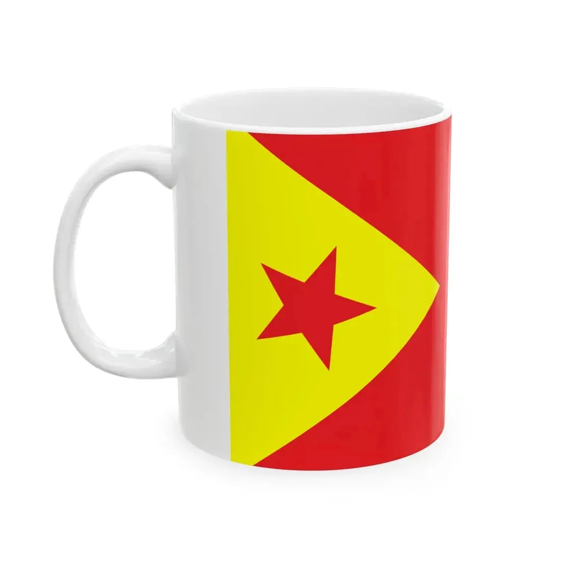 Proposed PRC national flags 010 (China) White Coffee Mug - Go Mug Yourself
