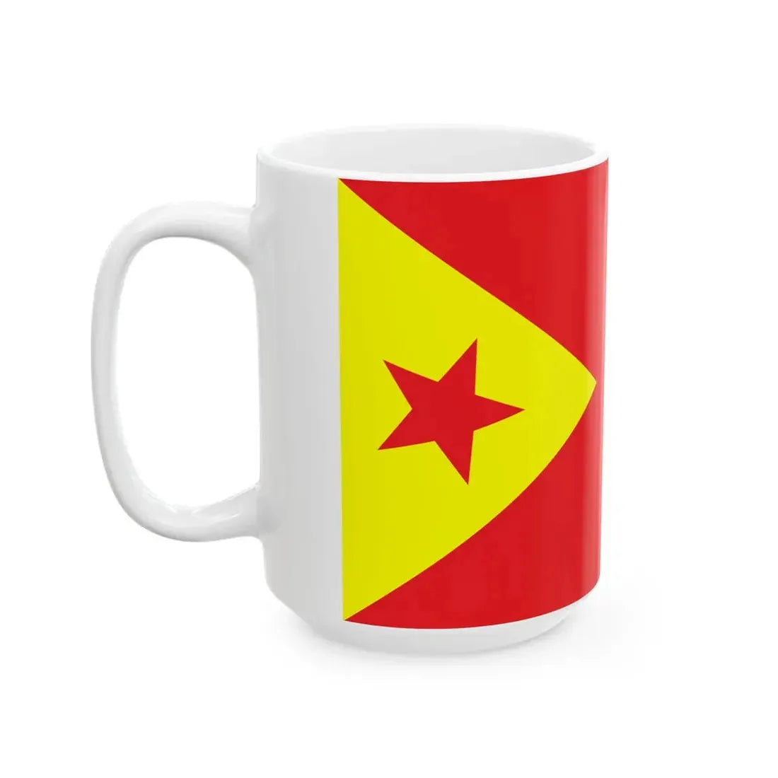 Proposed PRC national flags 010 (China) White Coffee Mug - Go Mug Yourself