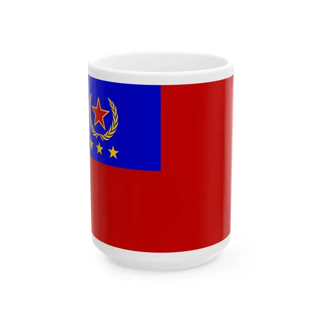 Proposed PRC national flags 012 (China) White Coffee Mug 15oz - Go Mug Yourself