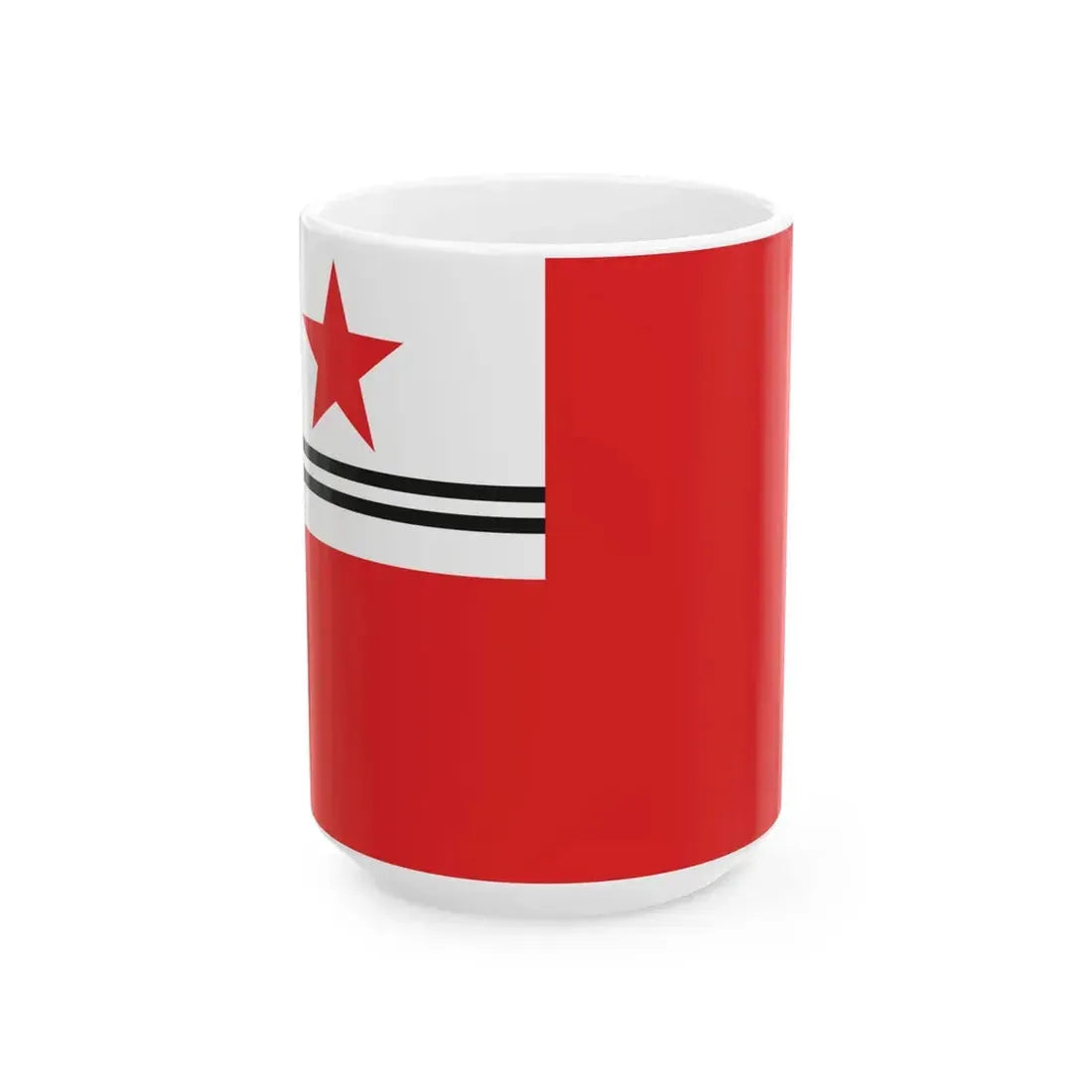 Proposed PRC national flags 013 (China) White Coffee Mug 15oz - Go Mug Yourself