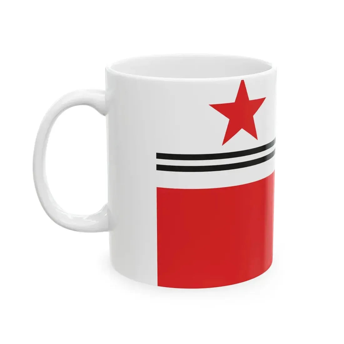 Proposed PRC national flags 013 (China) White Coffee Mug - Go Mug Yourself