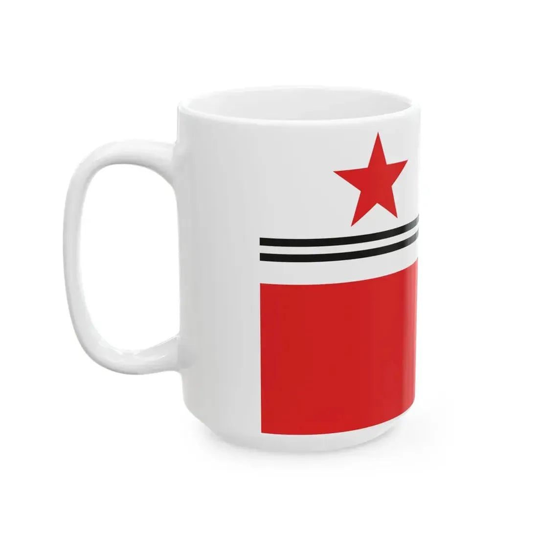 Proposed PRC national flags 013 (China) White Coffee Mug - Go Mug Yourself
