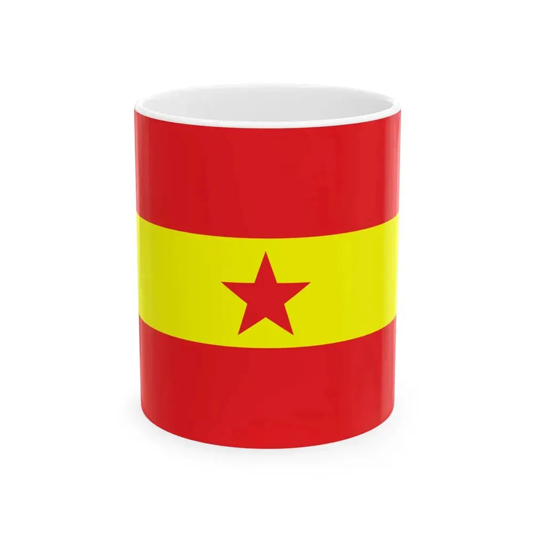 Proposed PRC national flags 016 (China) White Coffee Mug 11oz - Go Mug Yourself