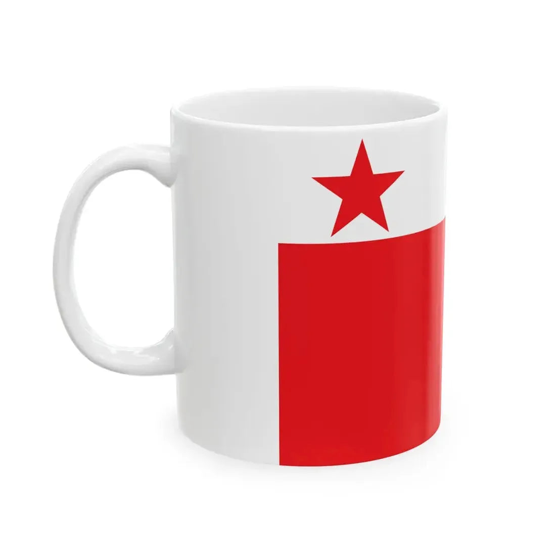 Proposed PRC national flags 017 (China) White Coffee Mug - Go Mug Yourself