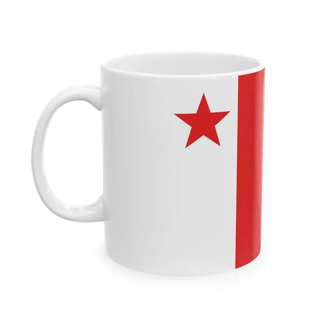 Proposed PRC national flags 018 (China) White Coffee Mug - Go Mug Yourself