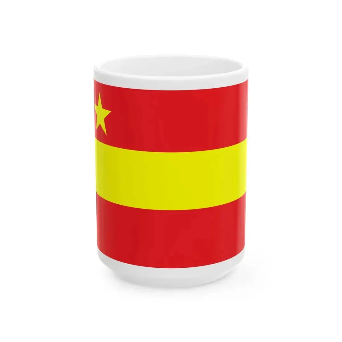 Proposed PRC national flags 021 (China) White Coffee Mug 15oz - Go Mug Yourself