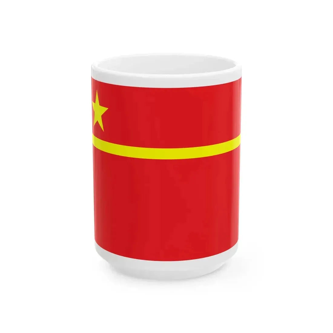 Proposed PRC national flags 022 (China) White Coffee Mug 15oz - Go Mug Yourself