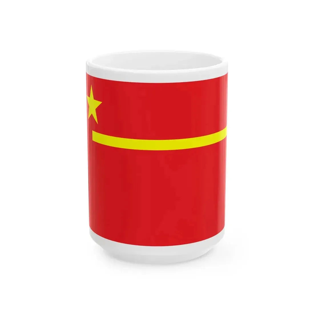 Proposed PRC national flags 023 (China) White Coffee Mug 15oz - Go Mug Yourself