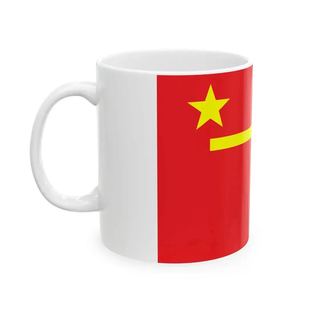Proposed PRC national flags 023 (China) White Coffee Mug - Go Mug Yourself