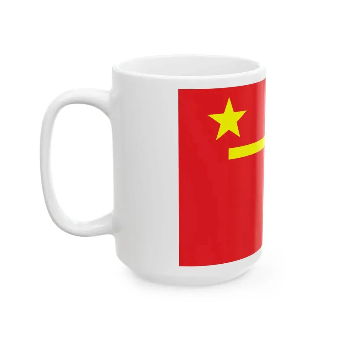 Proposed PRC national flags 023 (China) White Coffee Mug - Go Mug Yourself