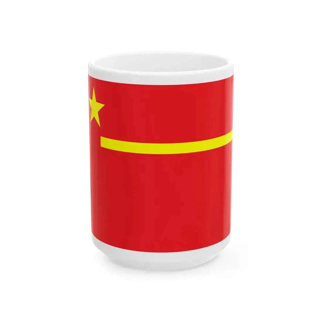 Proposed PRC national flags 024 (China) White Coffee Mug 15oz - Go Mug Yourself