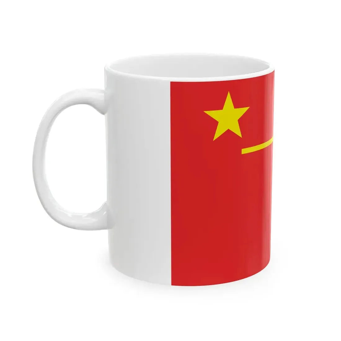 Proposed PRC national flags 026 (China) White Coffee Mug - Go Mug Yourself