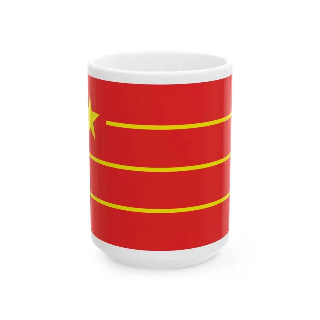 Proposed PRC national flags 028 (China) White Coffee Mug 15oz - Go Mug Yourself